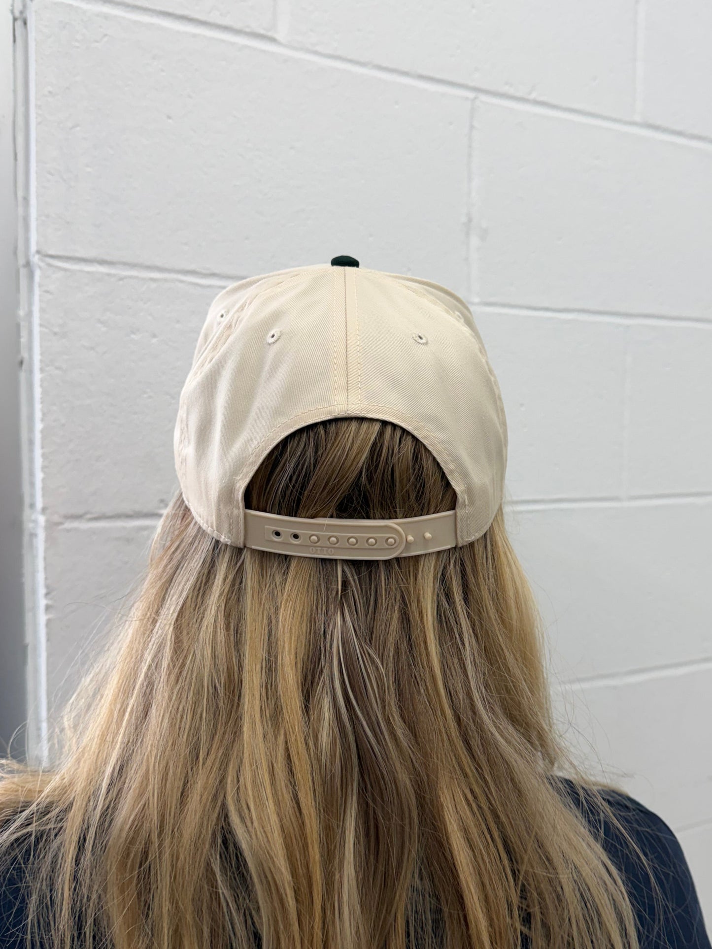 Ranch snapback green hat