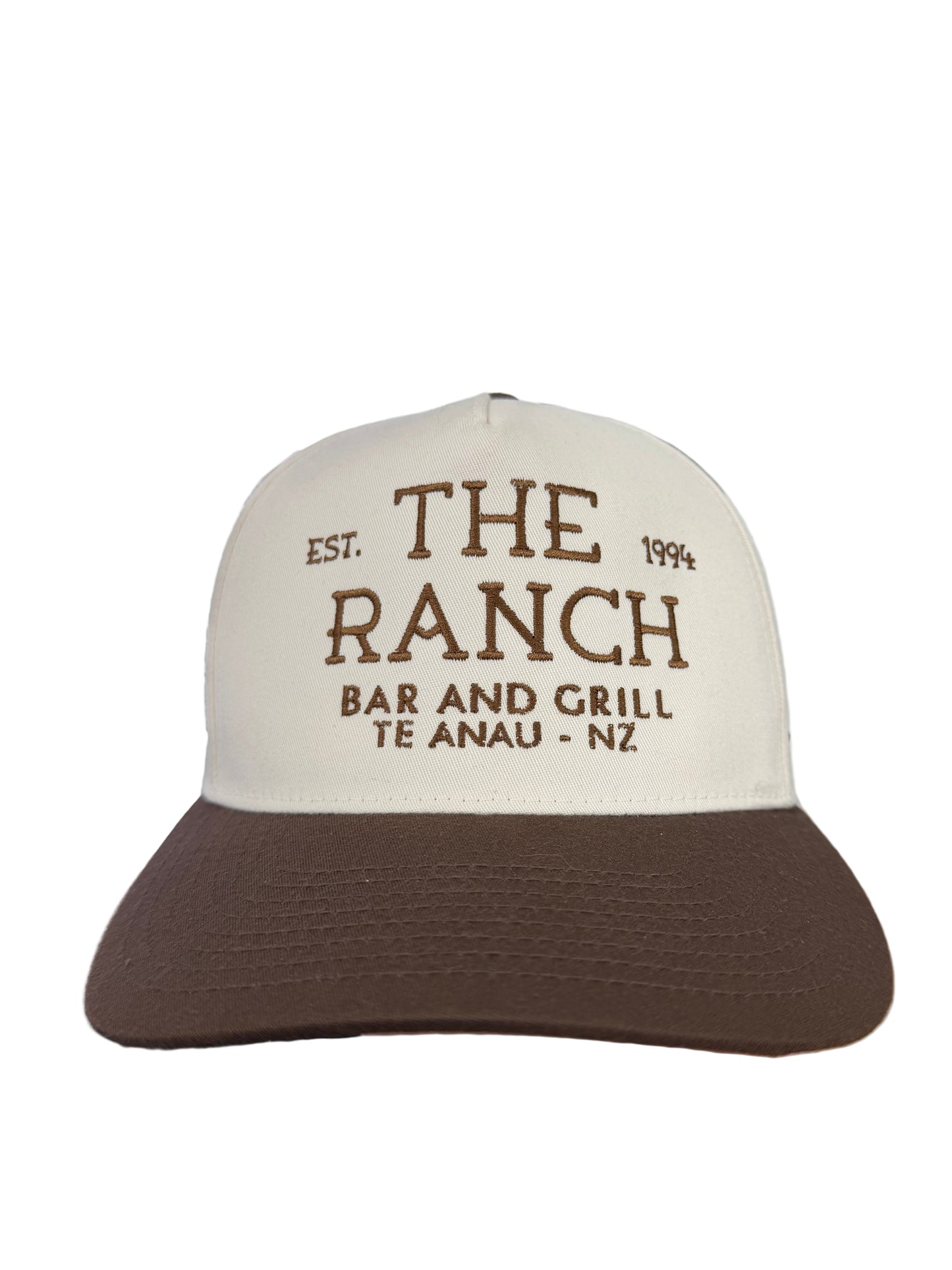 Ranch embroidered snap back western cap