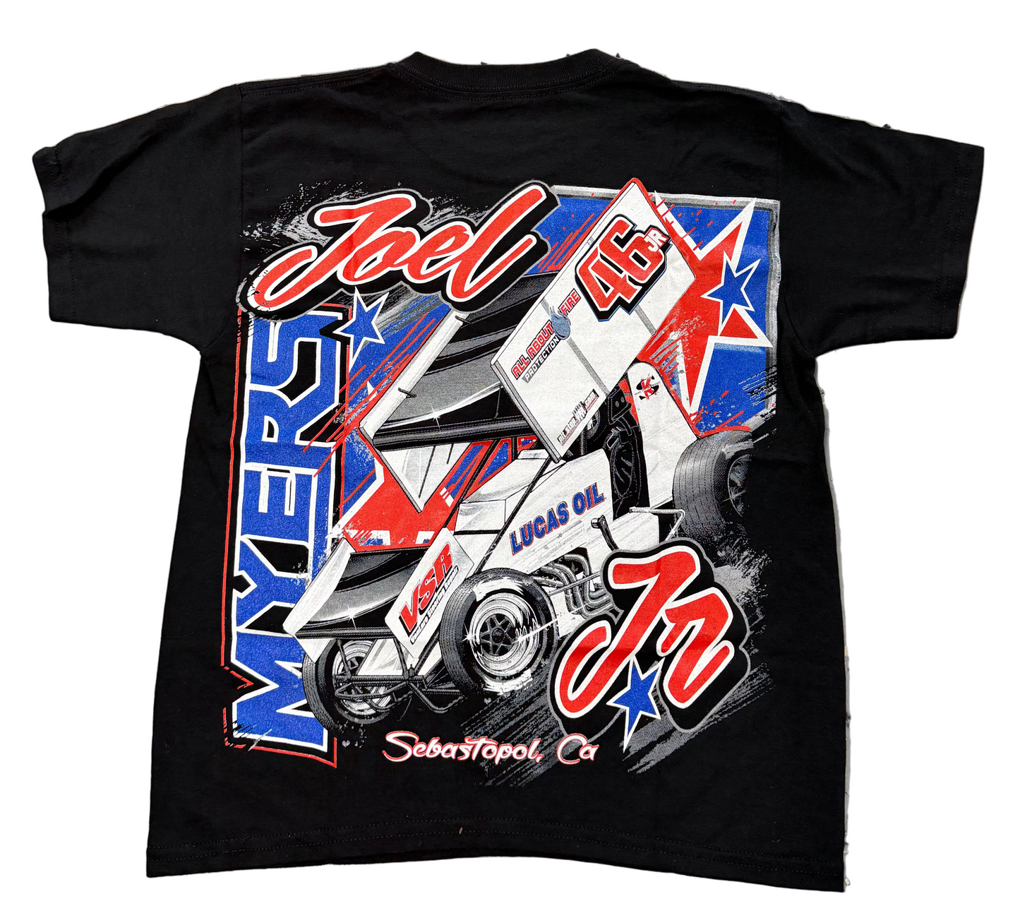 USA Myers 46 car t-shirt