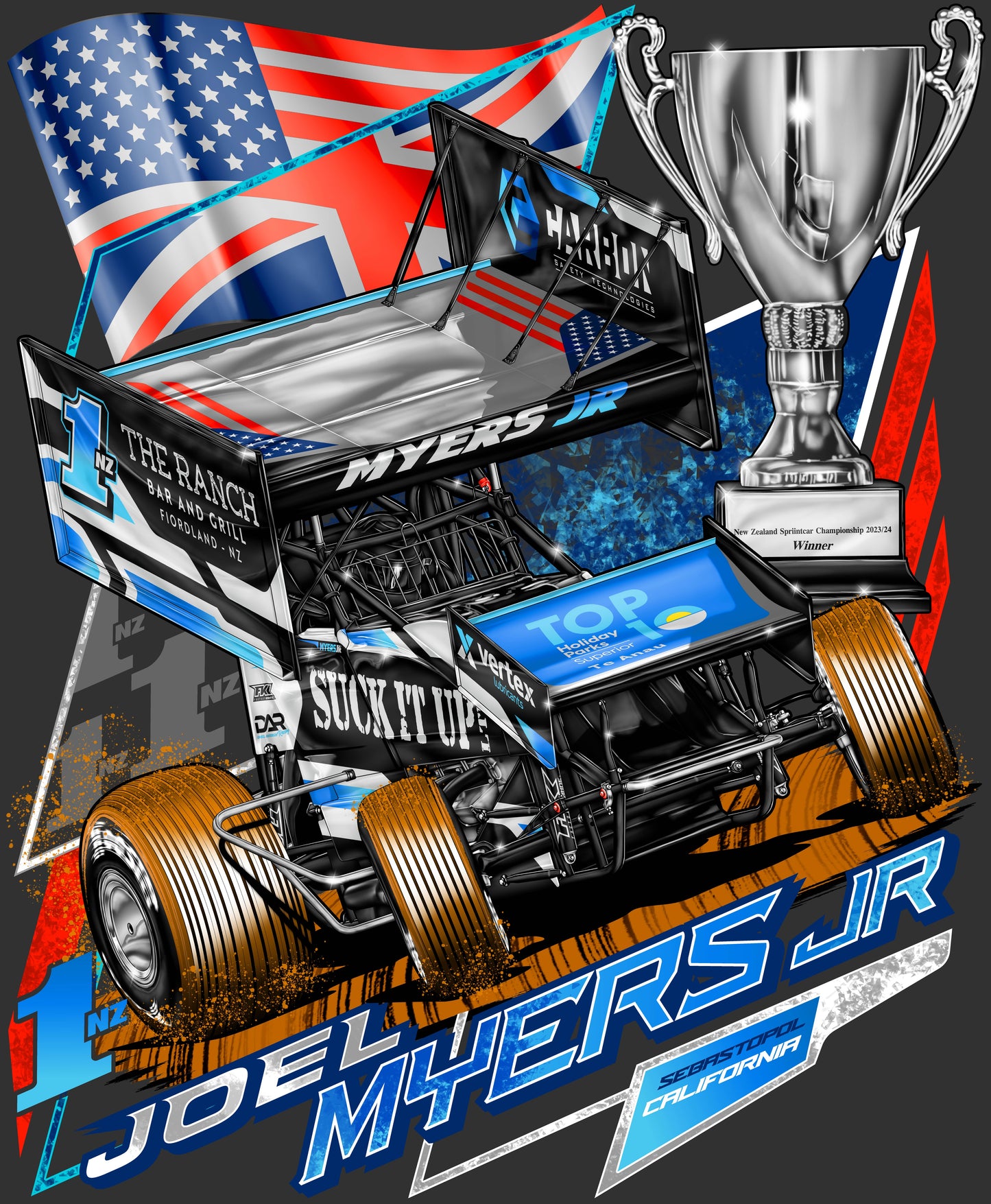 Adult Tee 23/24 Sprintcar champion