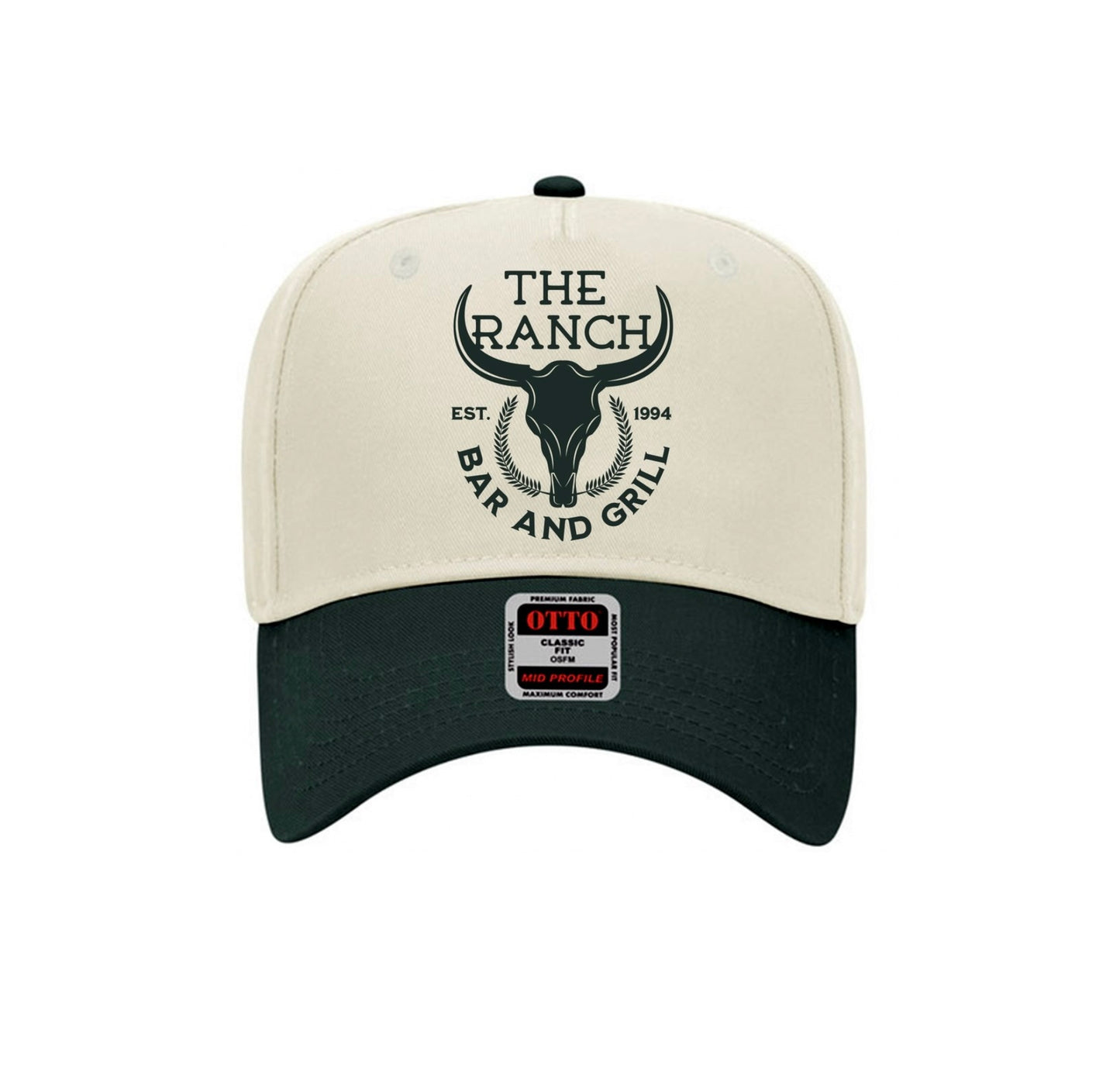 Ranch snapback green hat