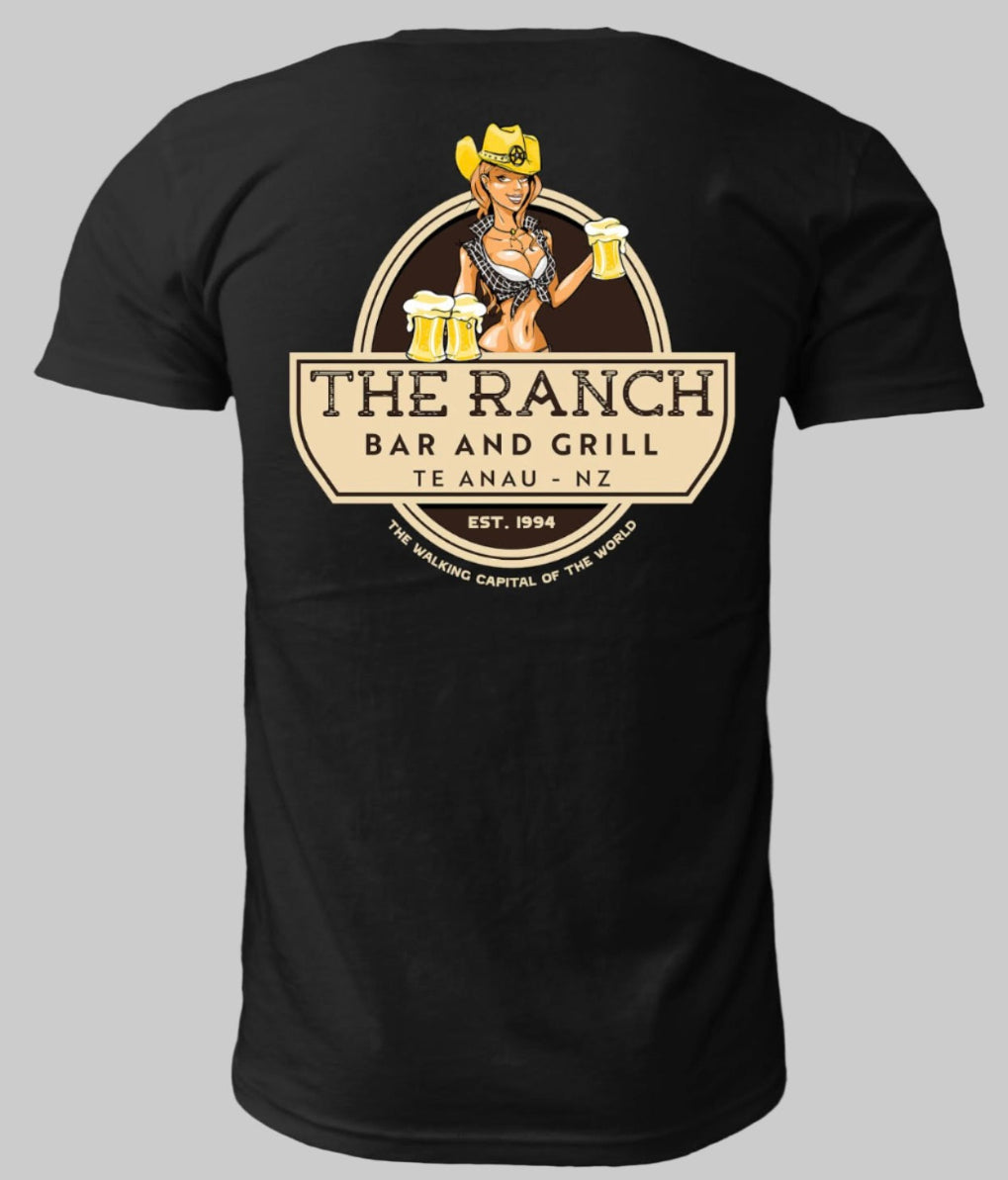 ADULT Ranch Bar T-Shirt Black